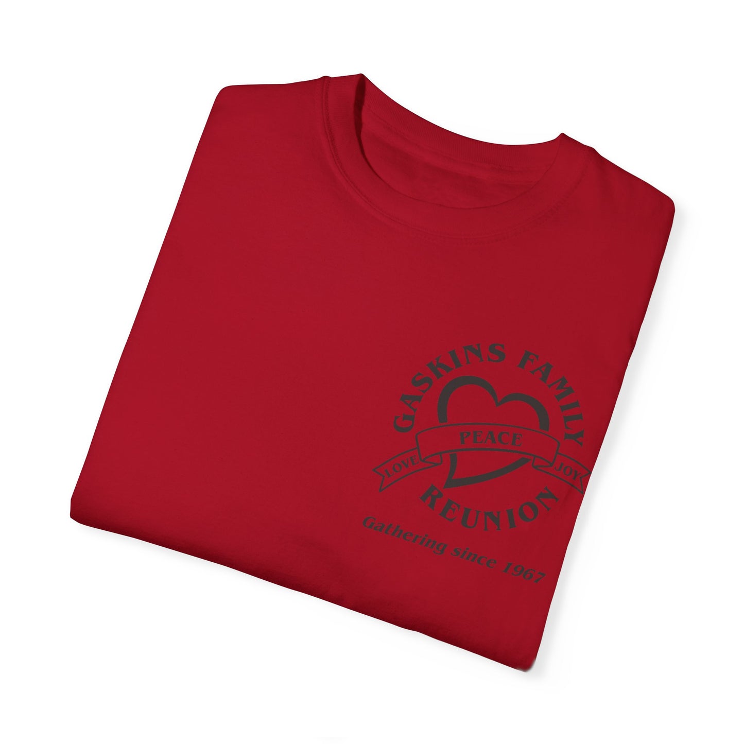 Family Reunion Garment-Dyed T-Shirt - Customizable Peace Design