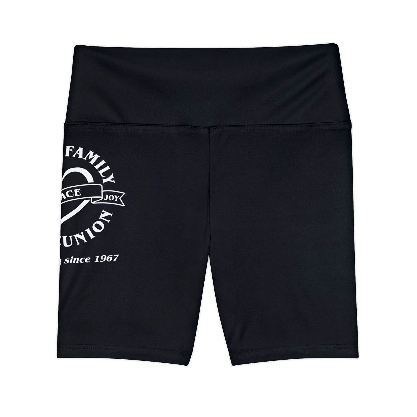 Gaskins Black Workout Shorts for Women, bold, cool, chill