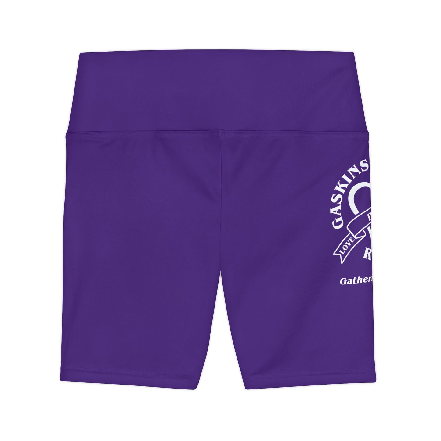 Gaskins Purple Workout Shorts for Women, bold, cool, chill