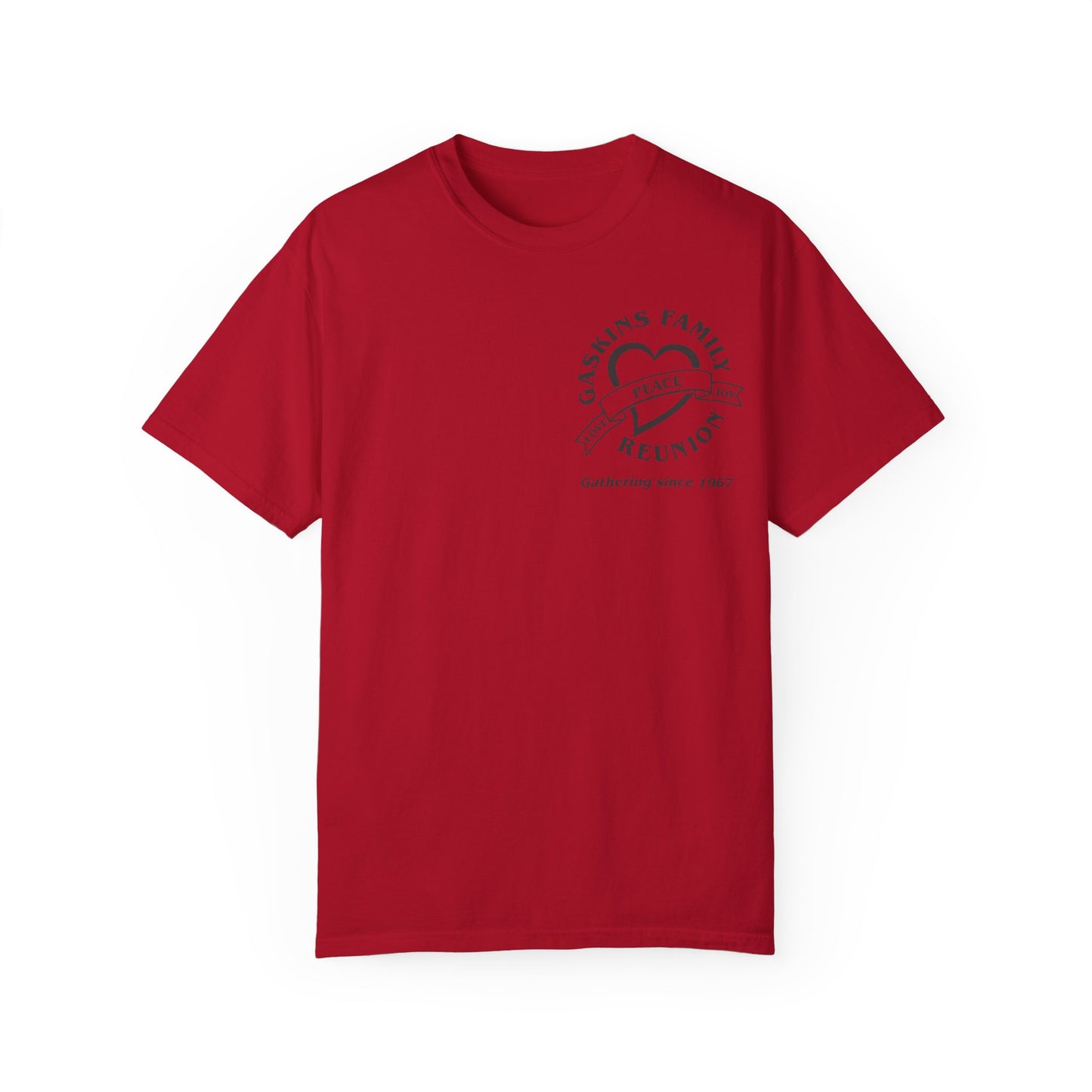 Family Reunion Garment-Dyed T-Shirt - Customizable Peace Design