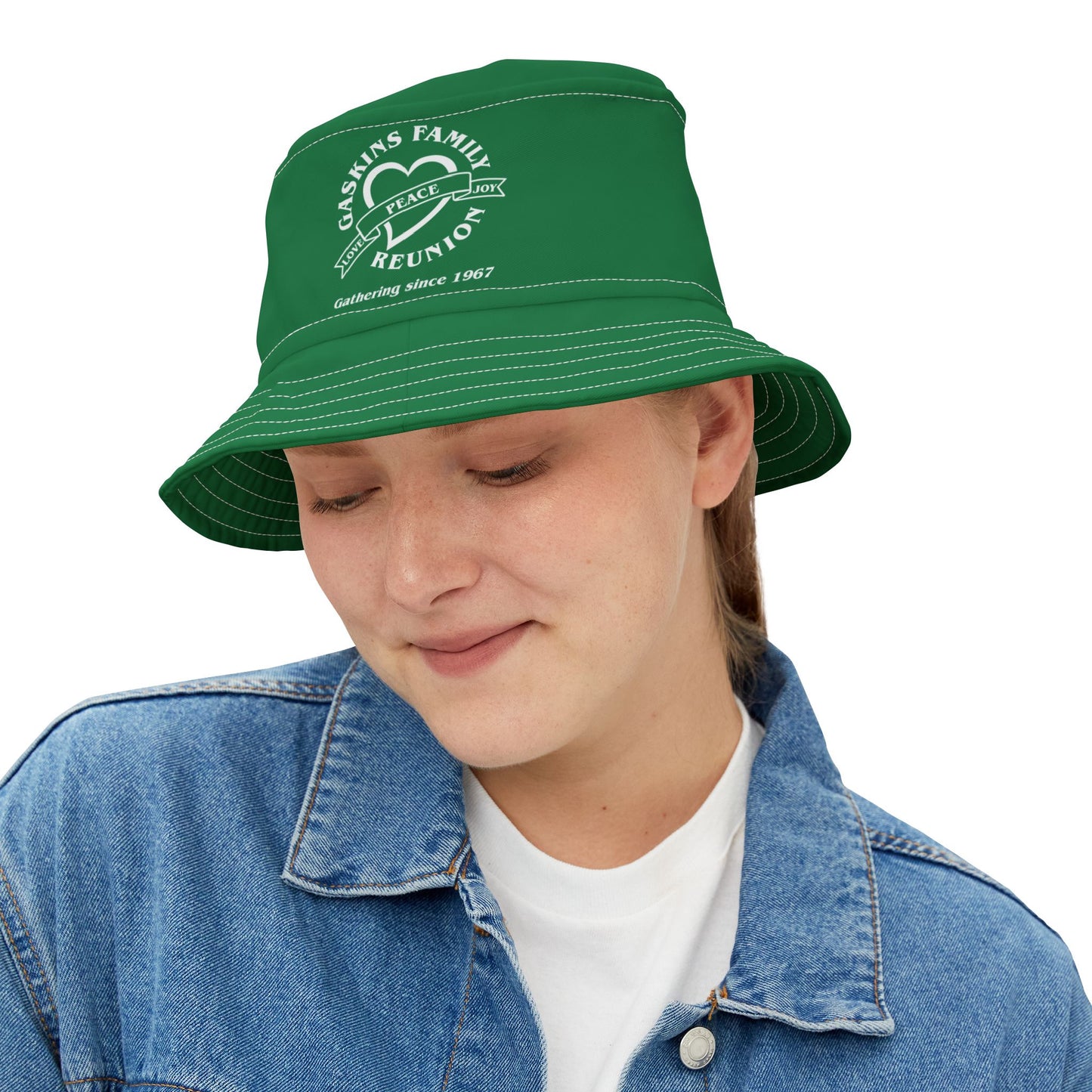 Gaskins Family Green Bucket Hat