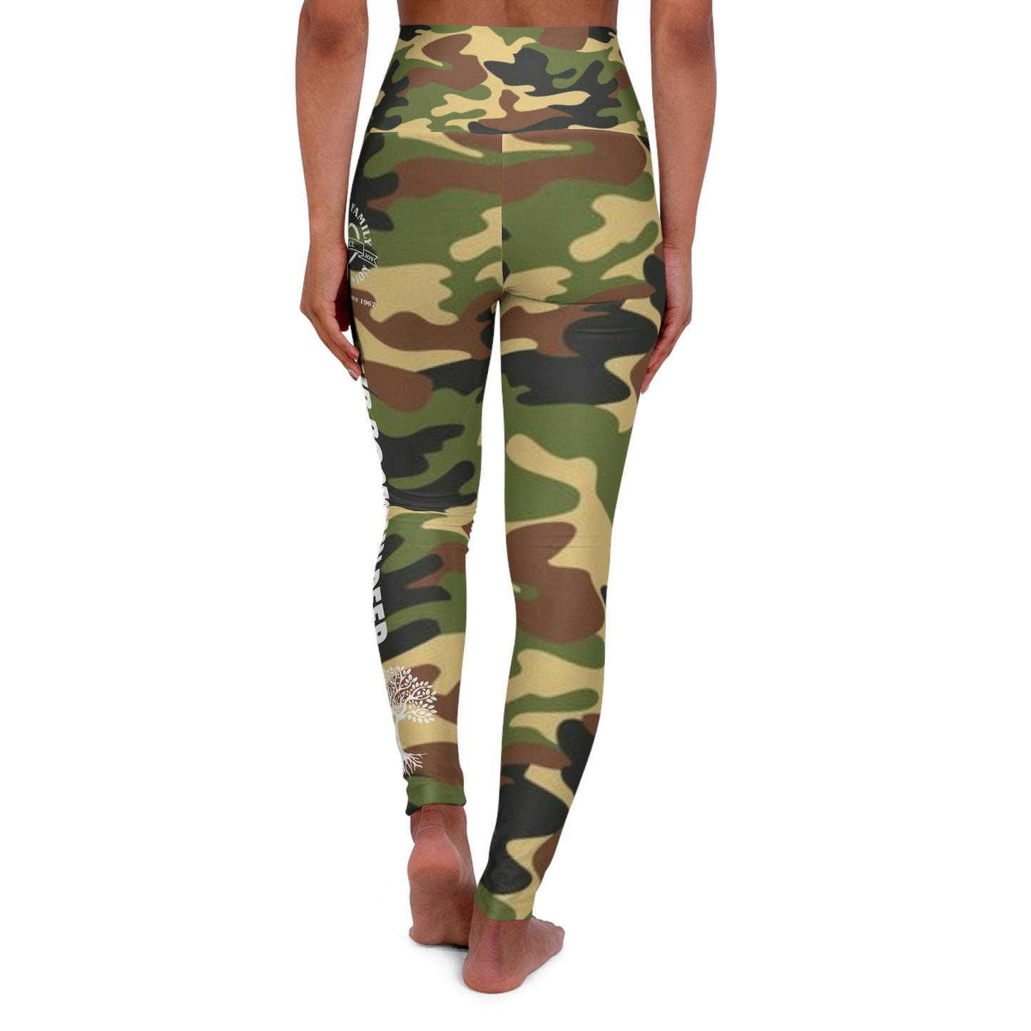 Gaskins Camouflage High Waisted Yoga Leggings