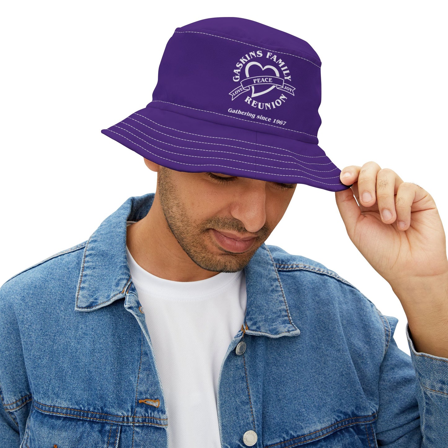 Gaskins Family Reunion Bucket Hat - Purple