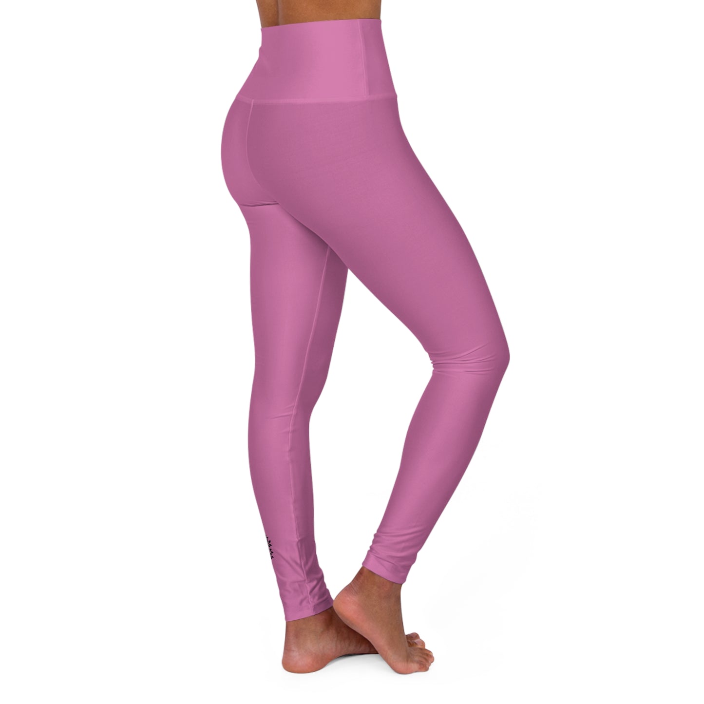 Gaskins Pink High Waisted Yoga Leggings