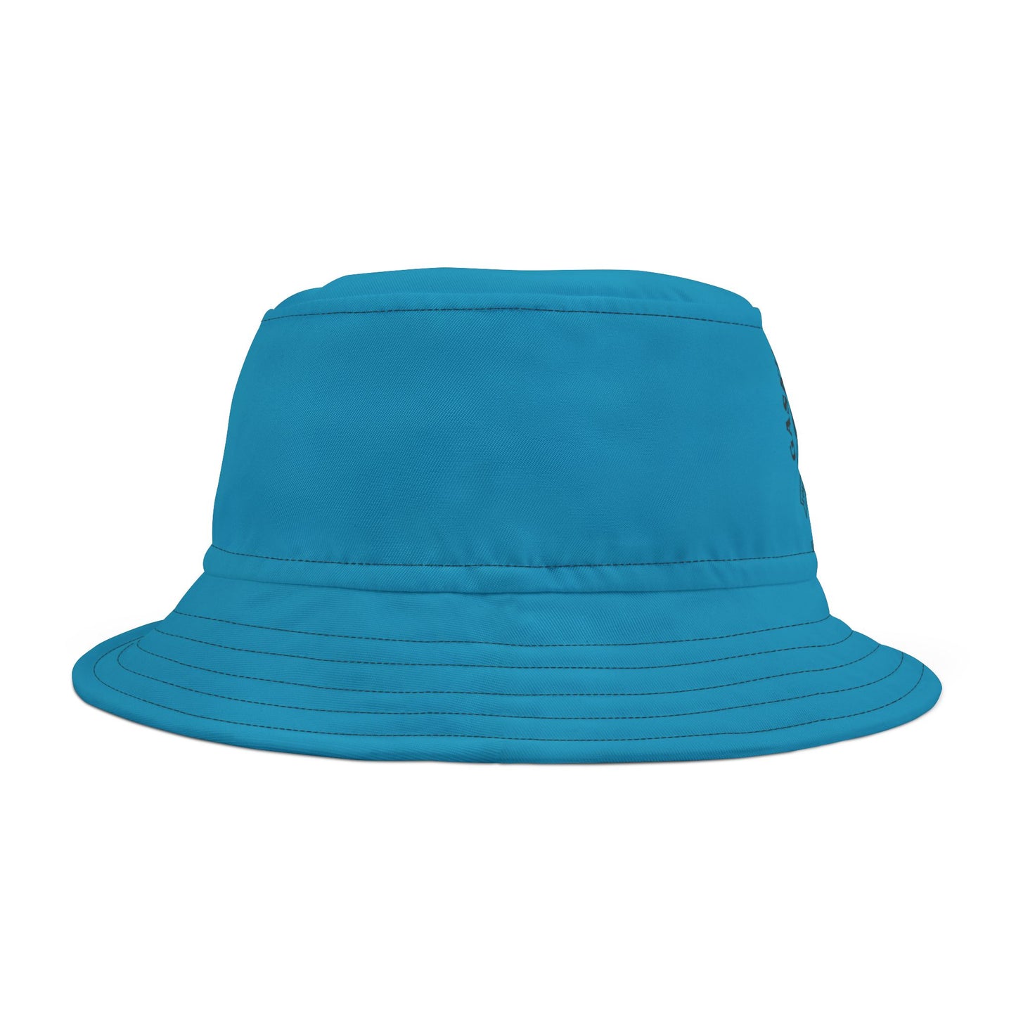 Gaskins Family Turquoise Reunion Bucket Hat black logo