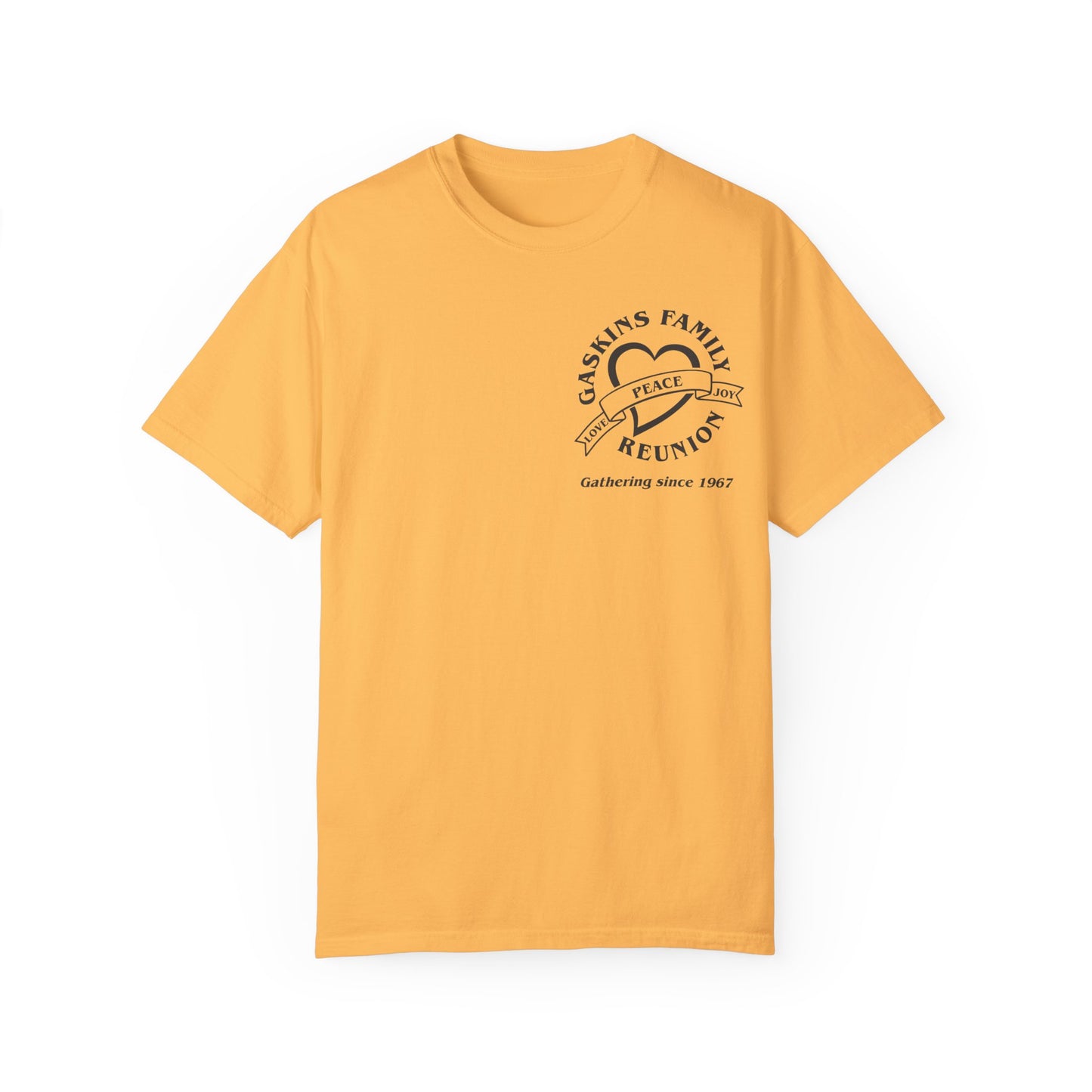 Family Reunion Garment-Dyed T-Shirt - Customizable Peace Design