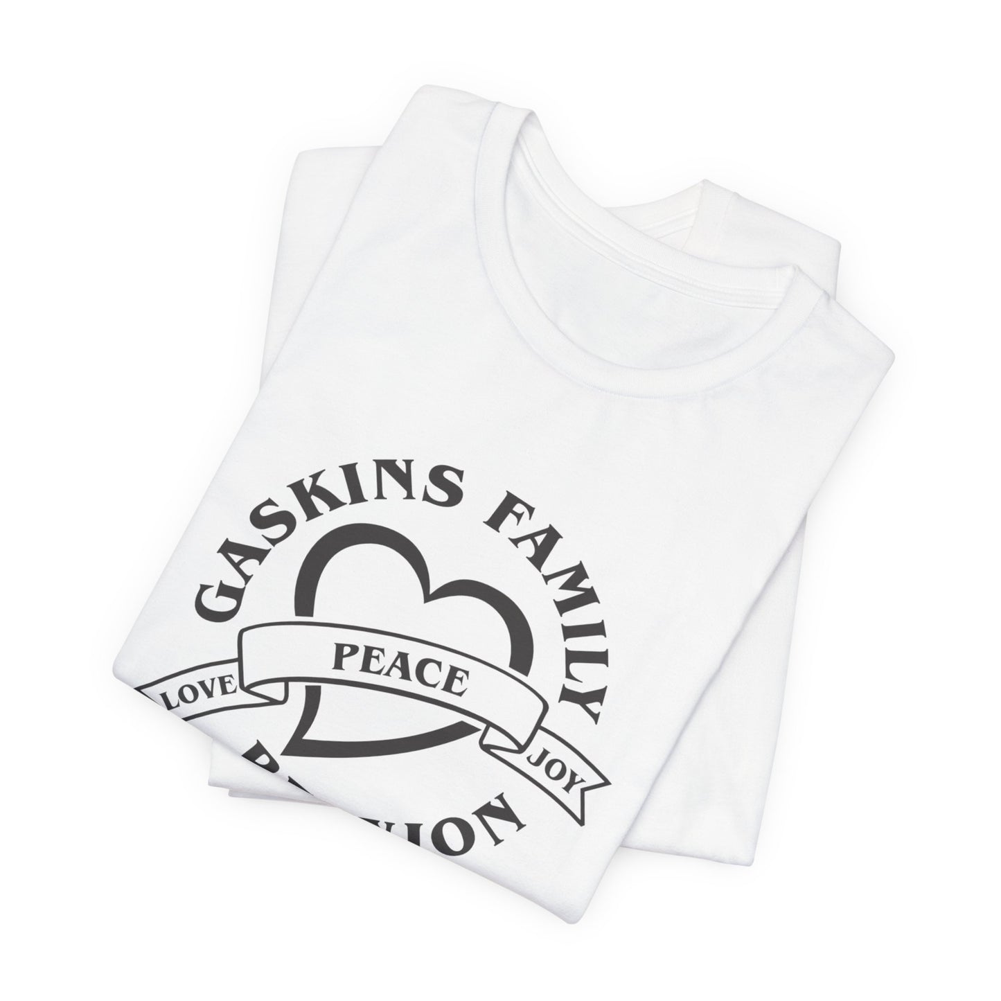 Family Reunion Short Sleeve Tee - Gaskins Family Gathering Since 1967 Black logo