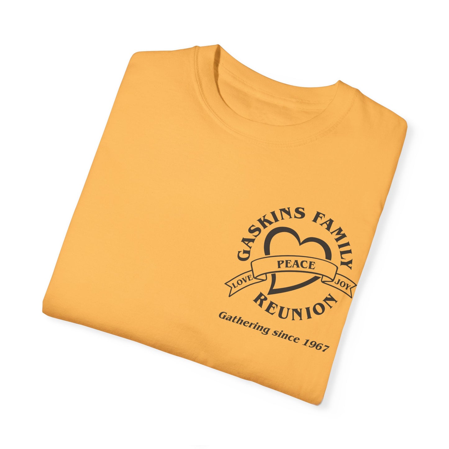 Family Reunion Garment-Dyed T-Shirt - Customizable Peace Design