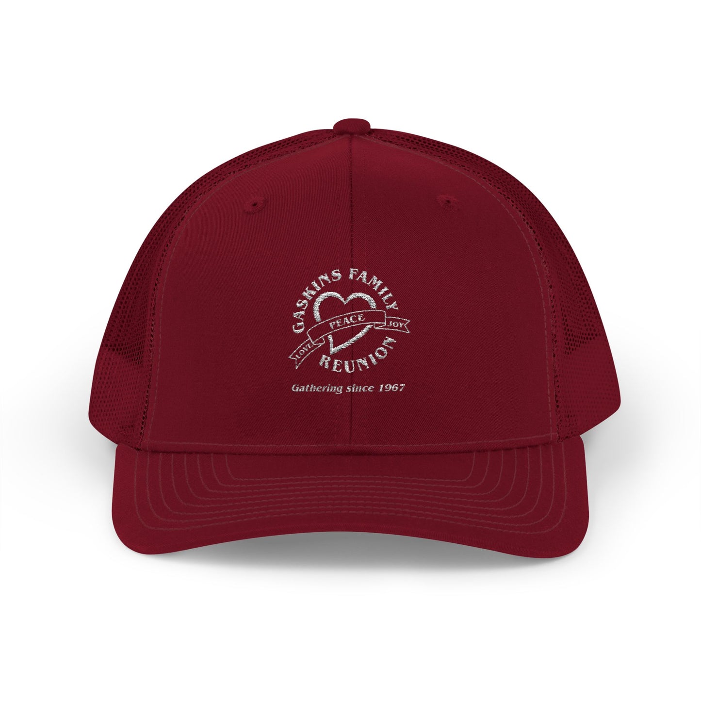 Embroidered Gaskins Family Reunion Snapback Trucker Cap