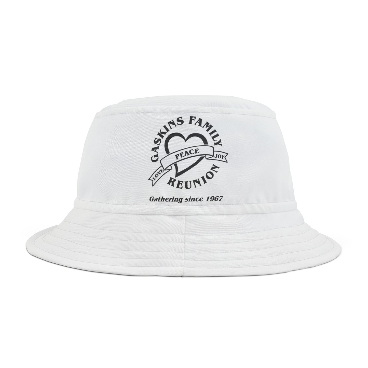Gaskins Family Reunion White Bucket Hat