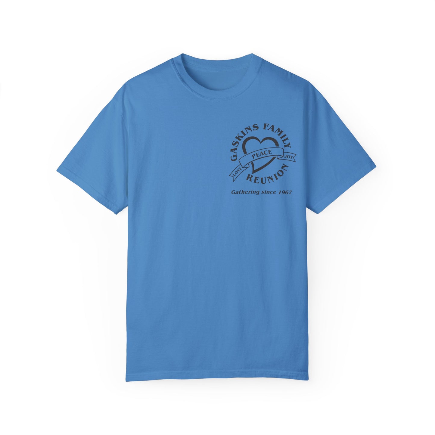 Family Reunion Garment-Dyed T-Shirt - Customizable Peace Design