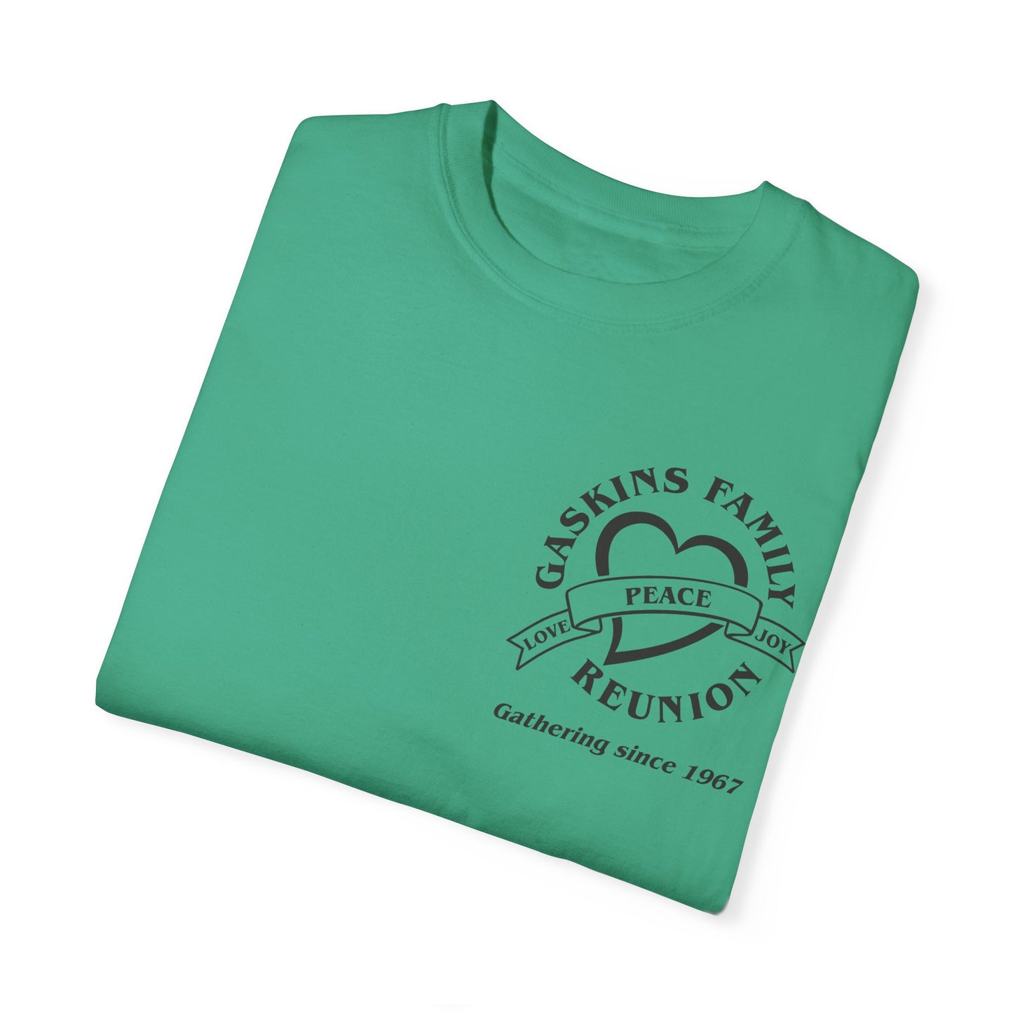 Family Reunion Garment-Dyed T-Shirt - Customizable Peace Design
