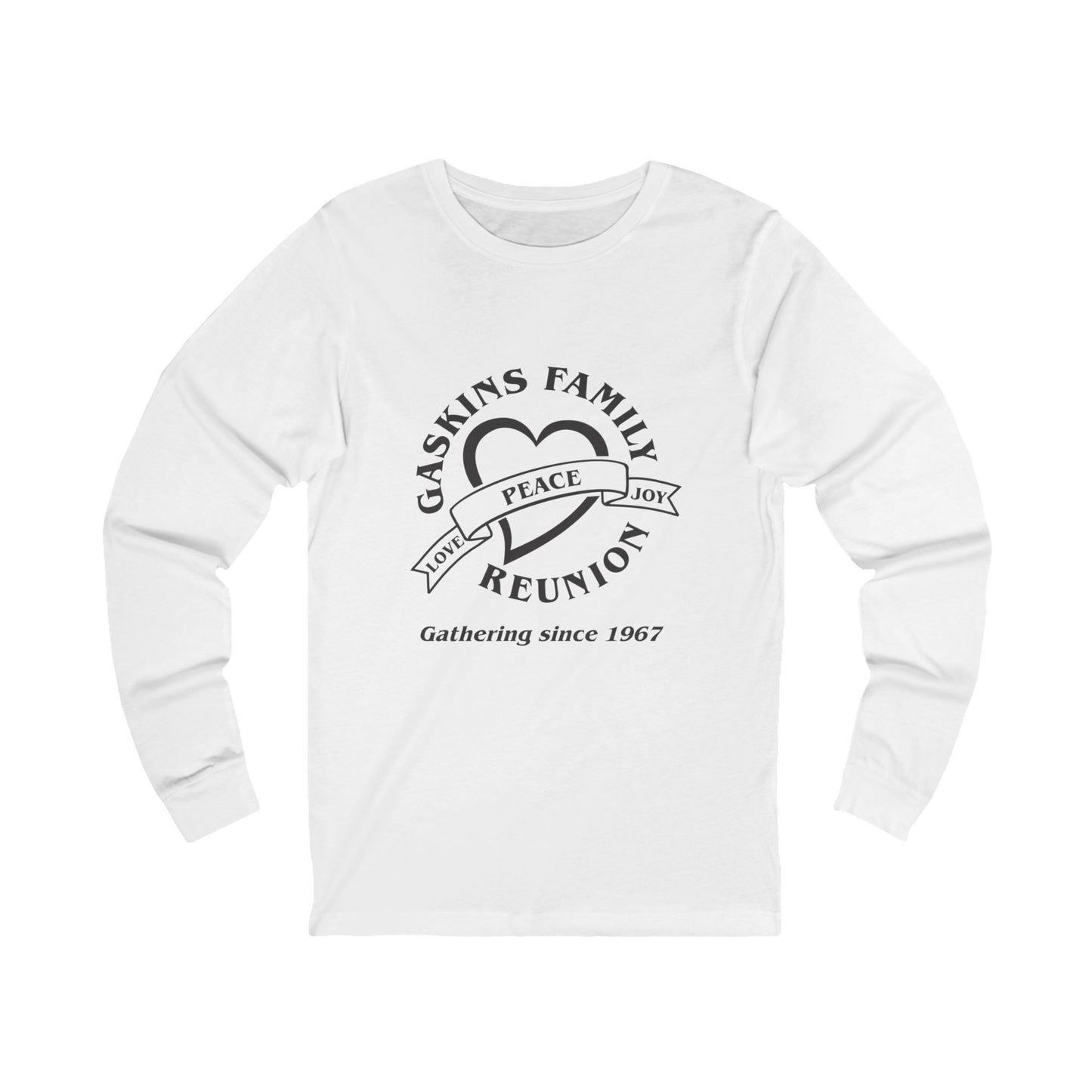 Gaskins Reunion Long Sleeve Tee - Love, Peace, Joy