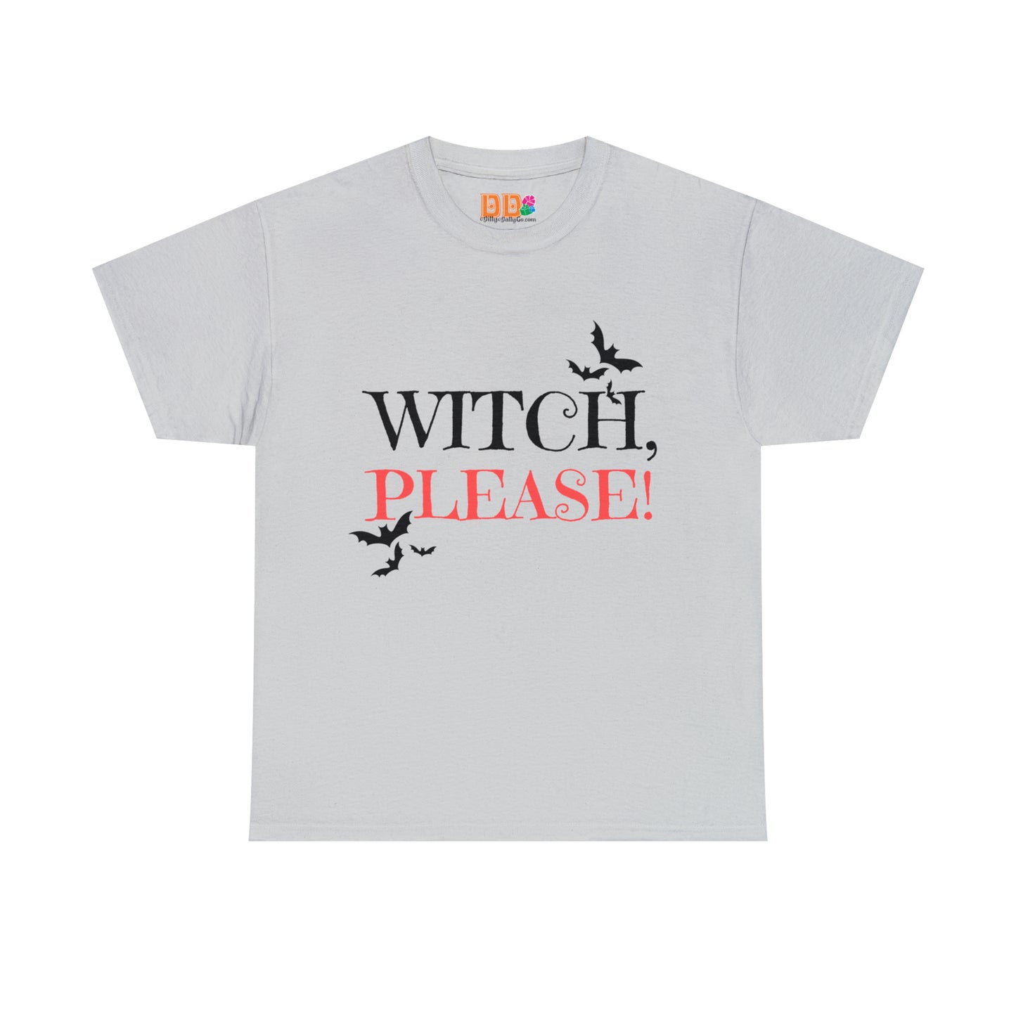 Halloween Fun, Unisex Heavy Cotton Tee, Witch Please!