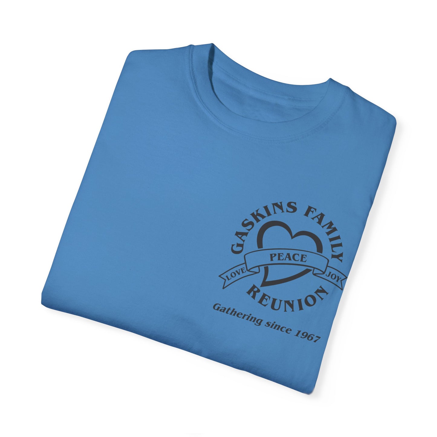 Family Reunion Garment-Dyed T-Shirt - Customizable Peace Design