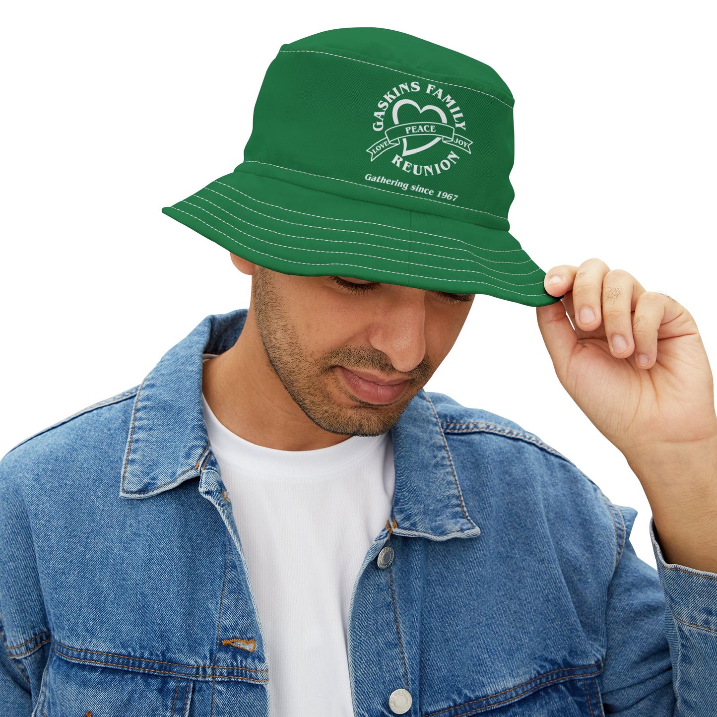 Gaskins Family Green Bucket Hat