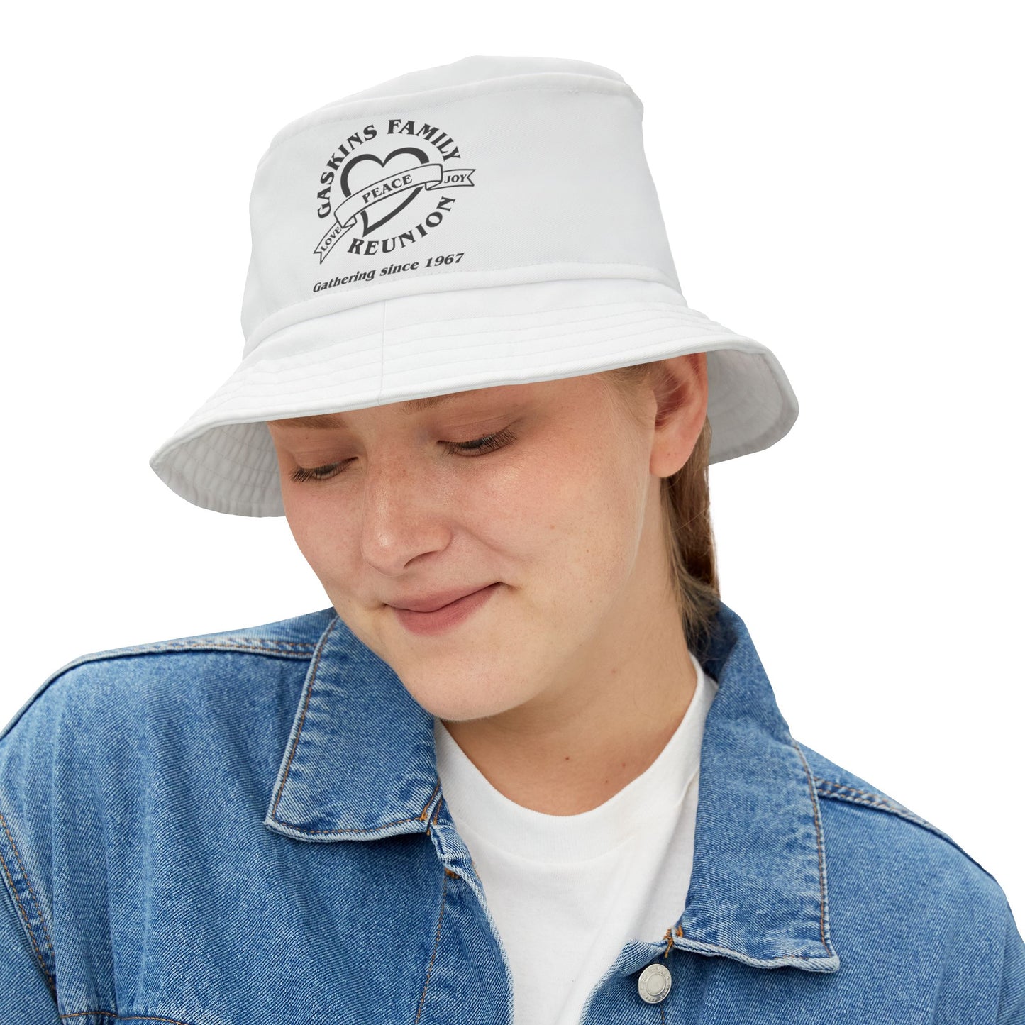 Gaskins Family Reunion White Bucket Hat