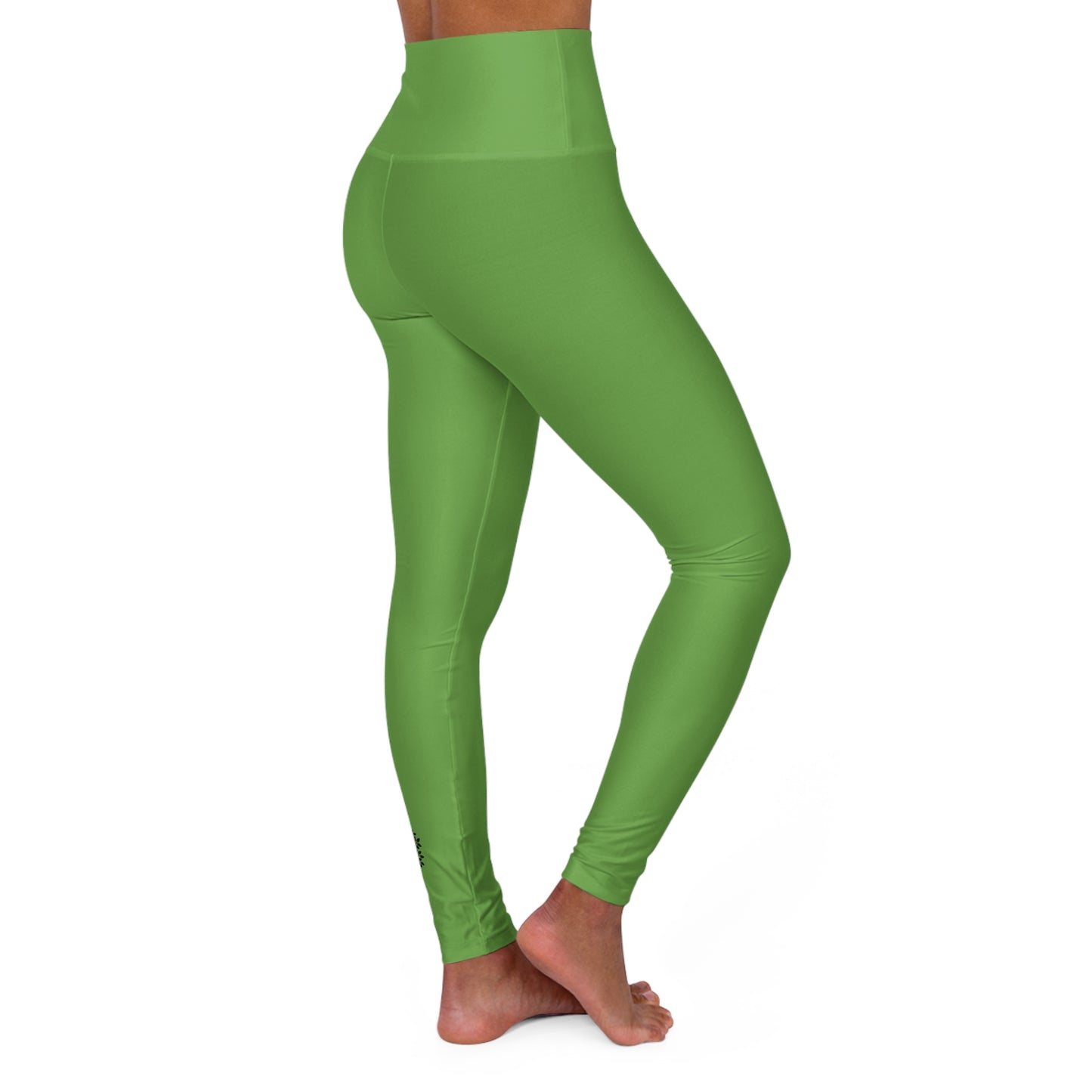 Gaskins Light Green High Waisted Yoga Leggings