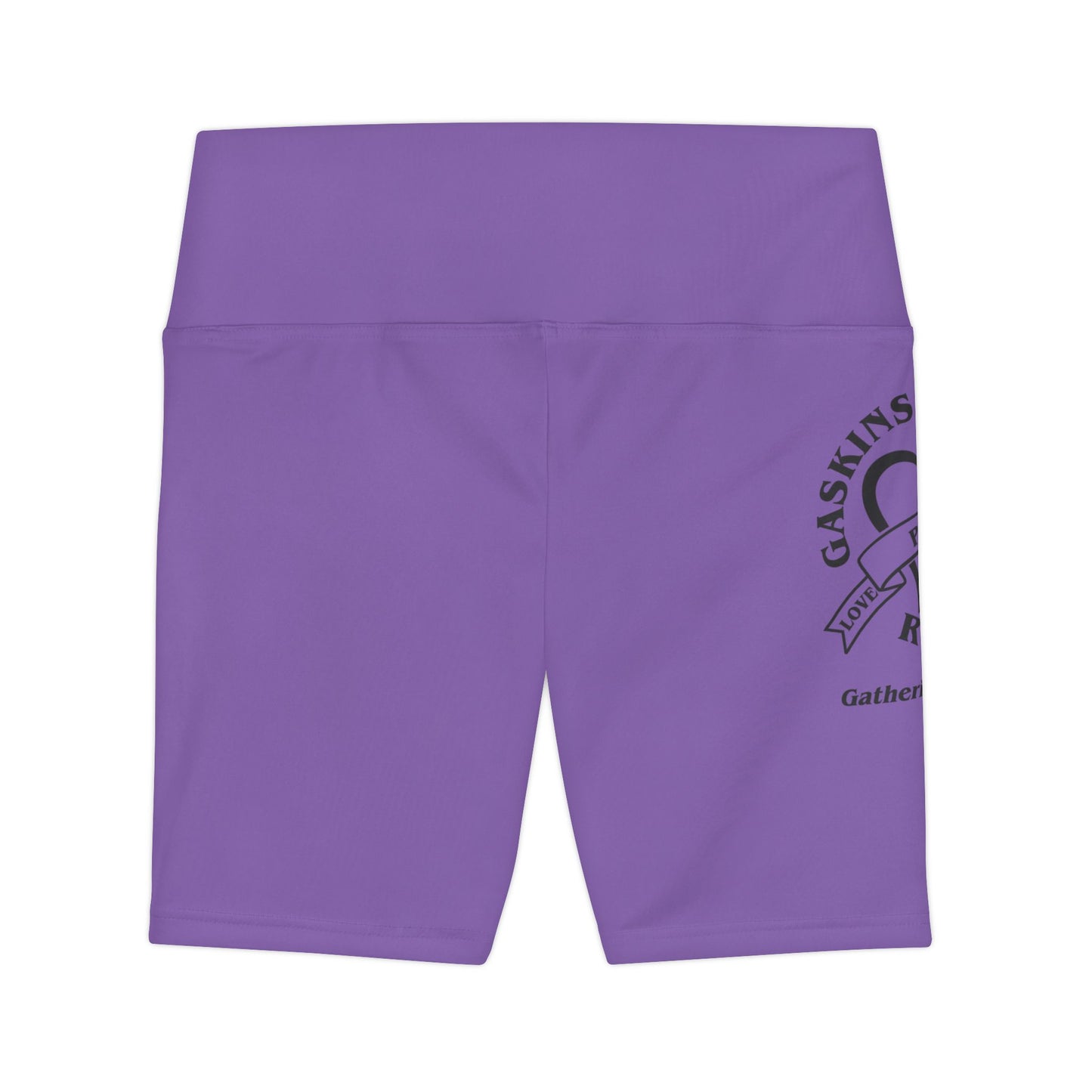 Gaskins Light Purple Workout Shorts for Women, bold, cool, chill
