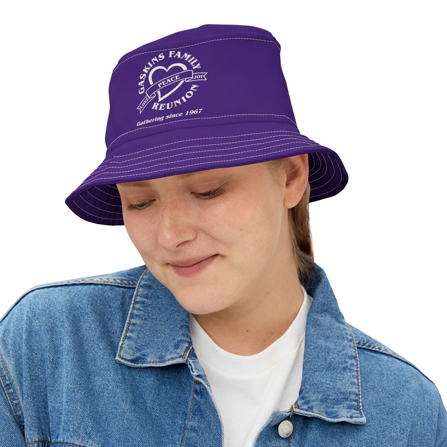 Gaskins Family Reunion Bucket Hat - Purple