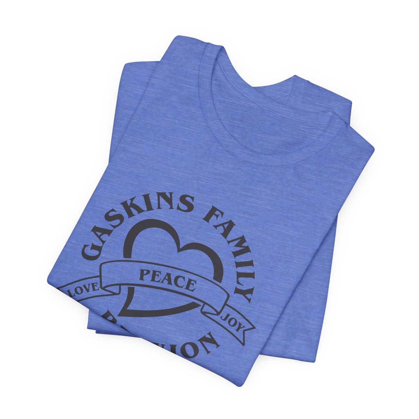 Family Reunion Short Sleeve Tee - Gaskins Family Gathering Since 1967 Black logo