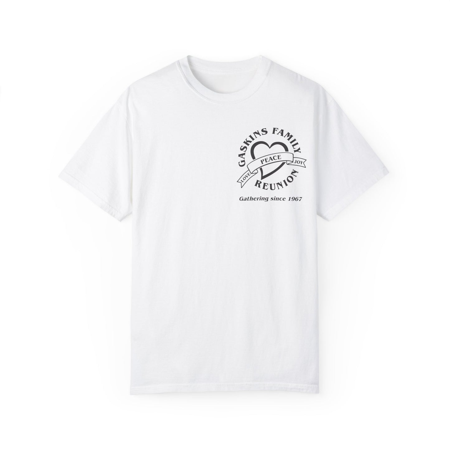 Family Reunion Garment-Dyed T-Shirt - Customizable Peace Design
