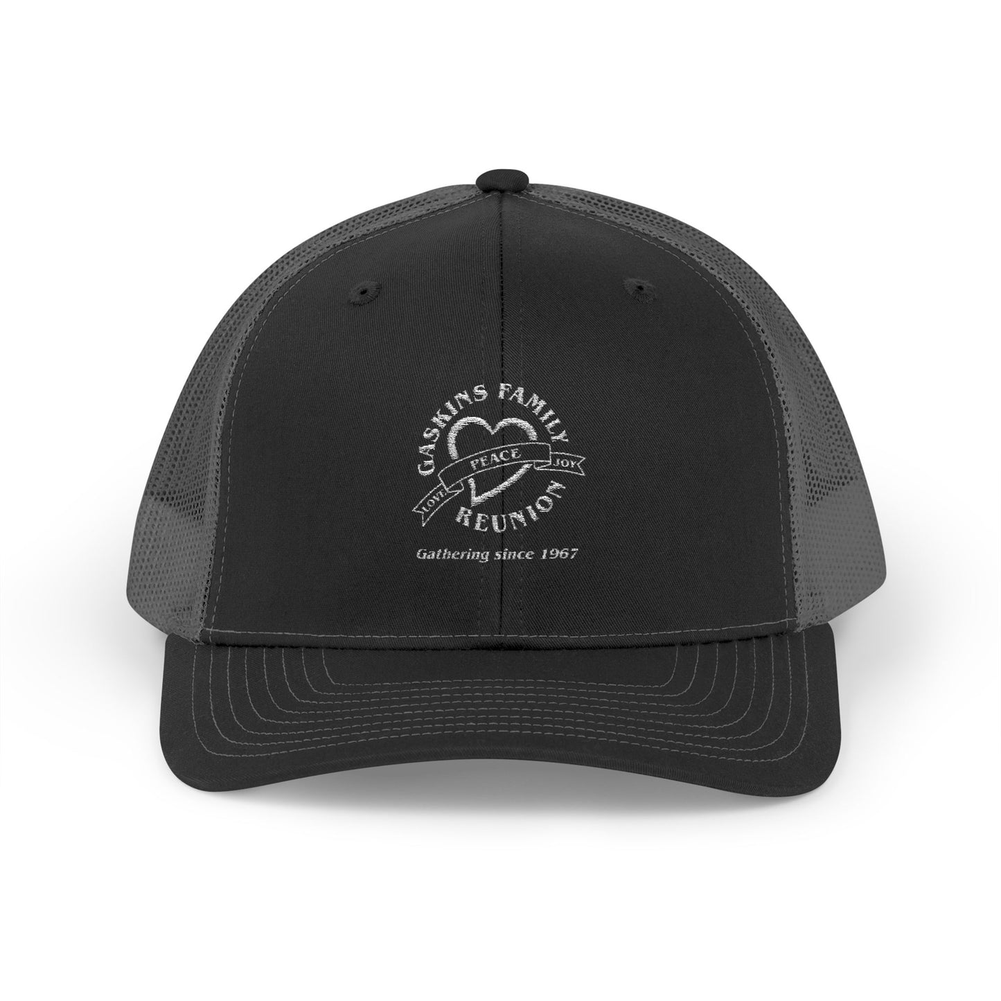 Embroidered Gaskins Family Reunion Snapback Trucker Cap