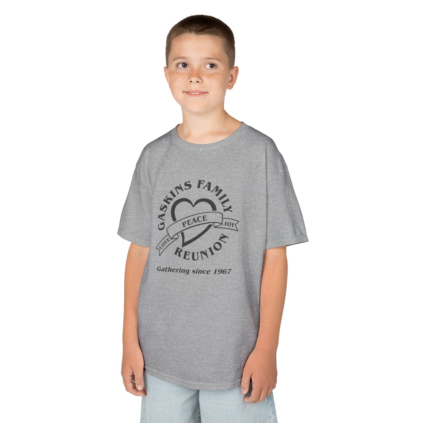 Gaskins Kids Tee - Vibrant Designs for Family Reunions and Birthday Celebrations