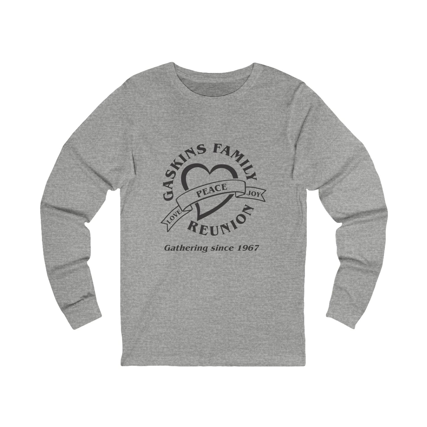 Gaskins Reunion Long Sleeve Tee - Love, Peace, Joy