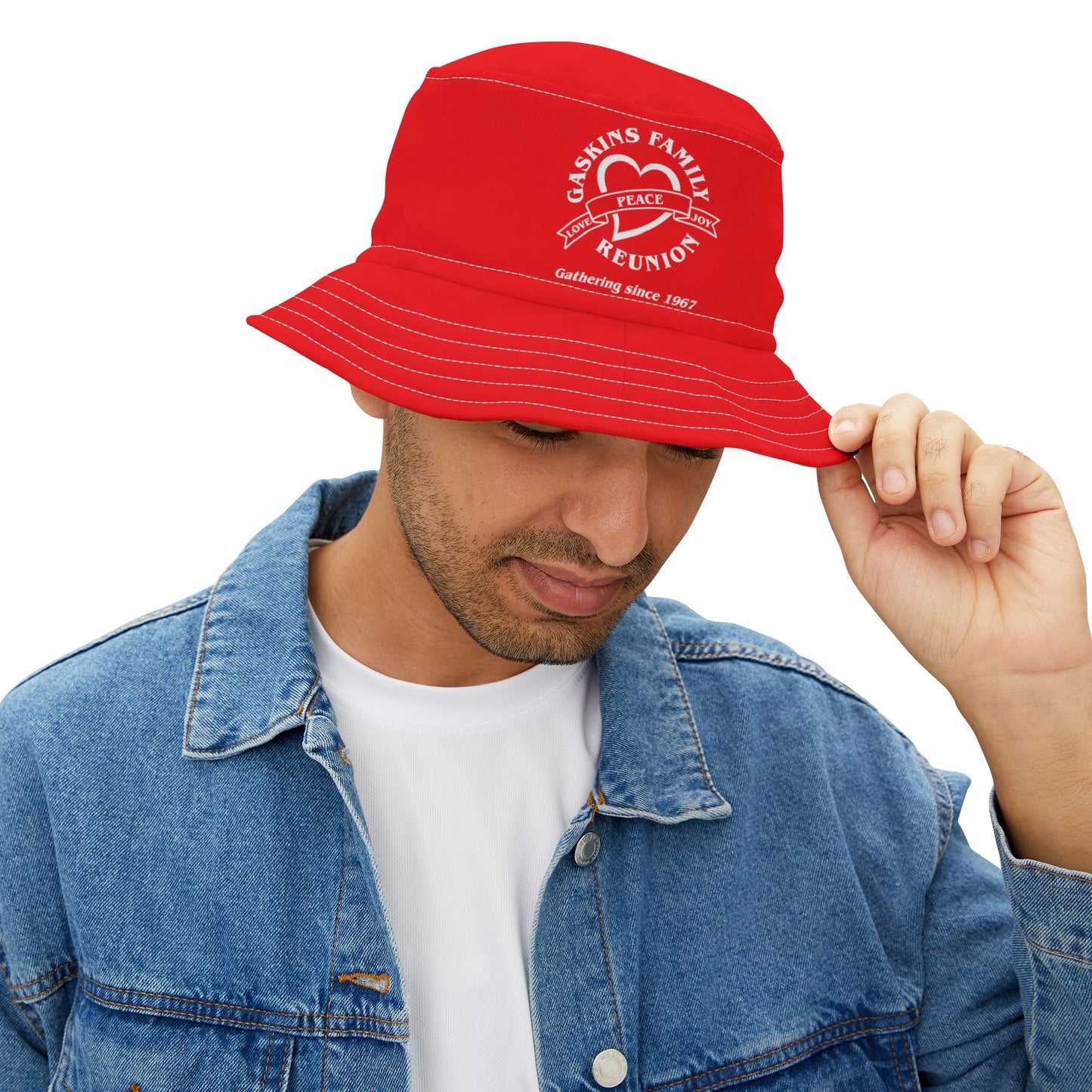 Gaskins Family Reunion Bucket Hat - Red
