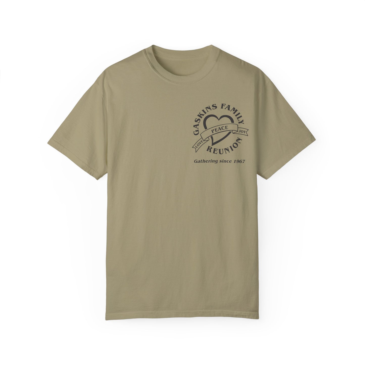 Family Reunion Garment-Dyed T-Shirt - Customizable Peace Design