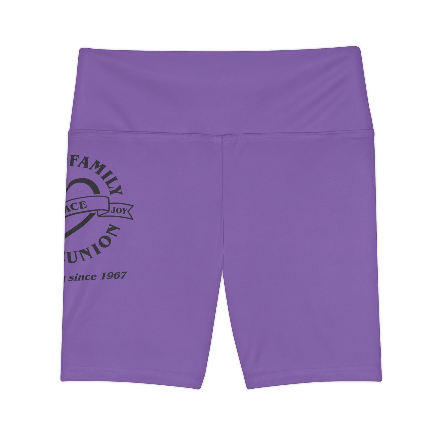 Gaskins Light Purple Workout Shorts for Women, bold, cool, chill
