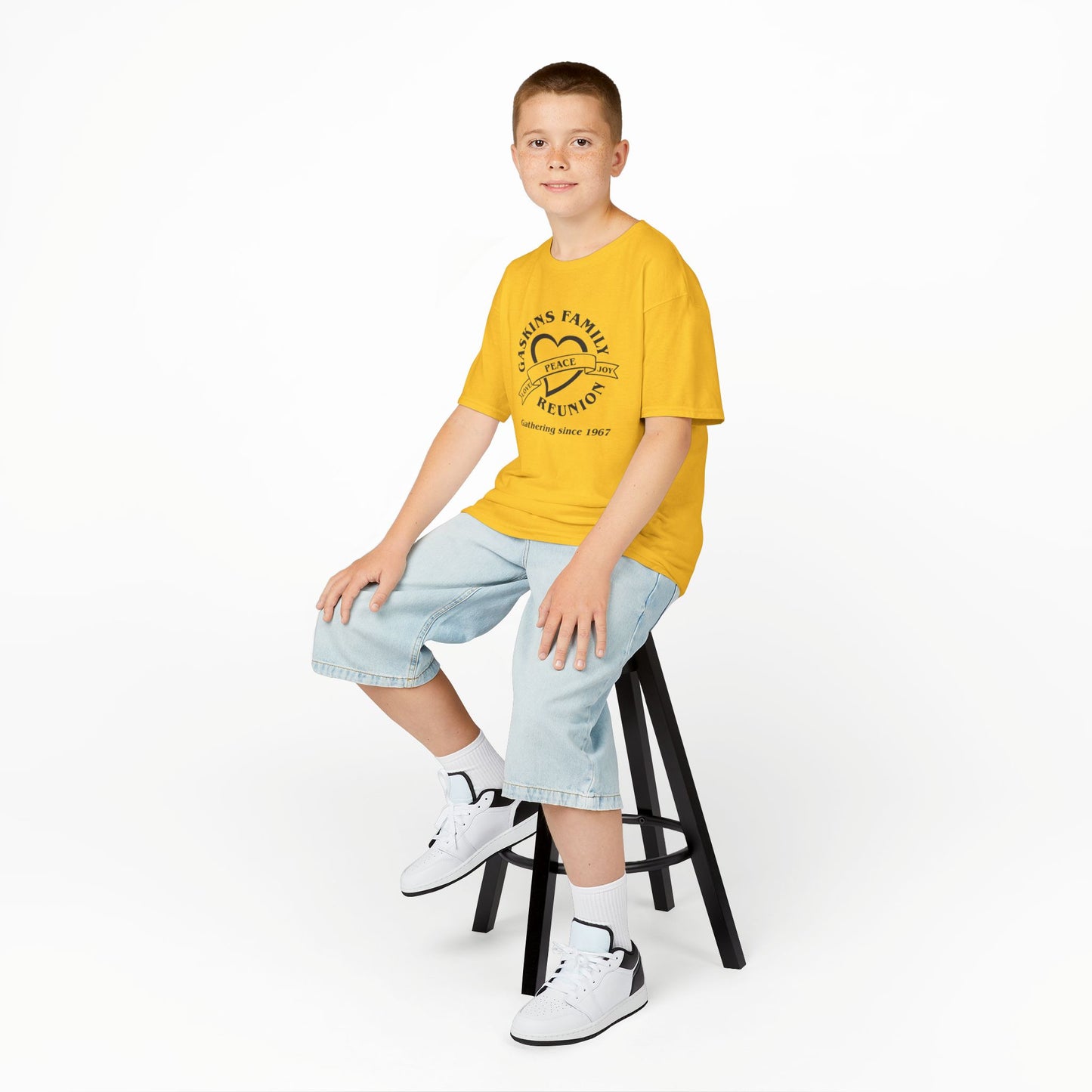 Gaskins Kids Tee - Vibrant Designs for Family Reunions and Birthday Celebrations