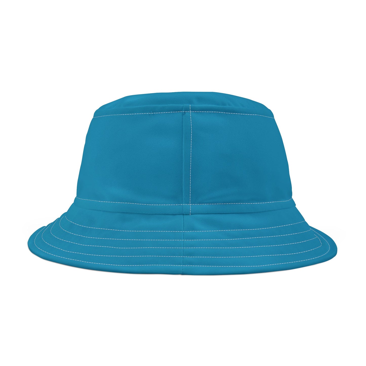 Gaskins Family Turquoise Reunion Bucket Hat - white logo