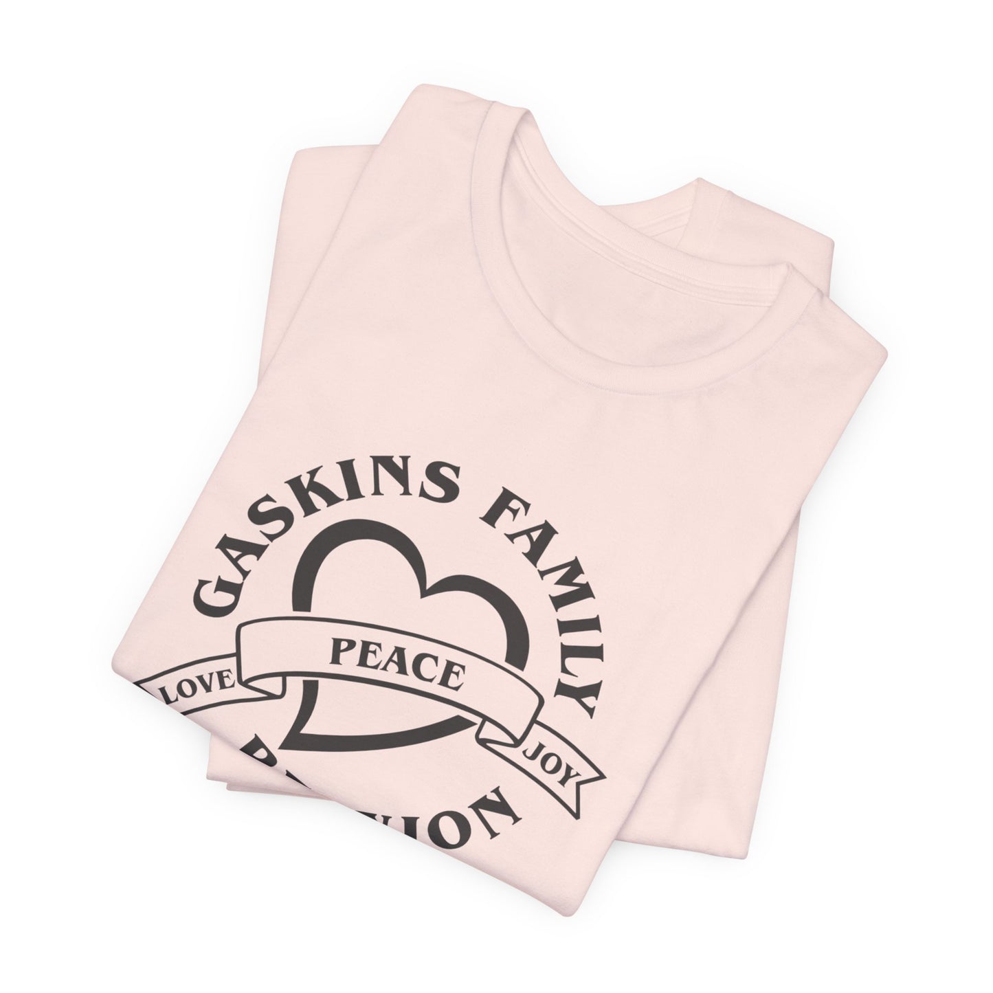 Family Reunion Short Sleeve Tee - Gaskins Family Gathering Since 1967 Black logo