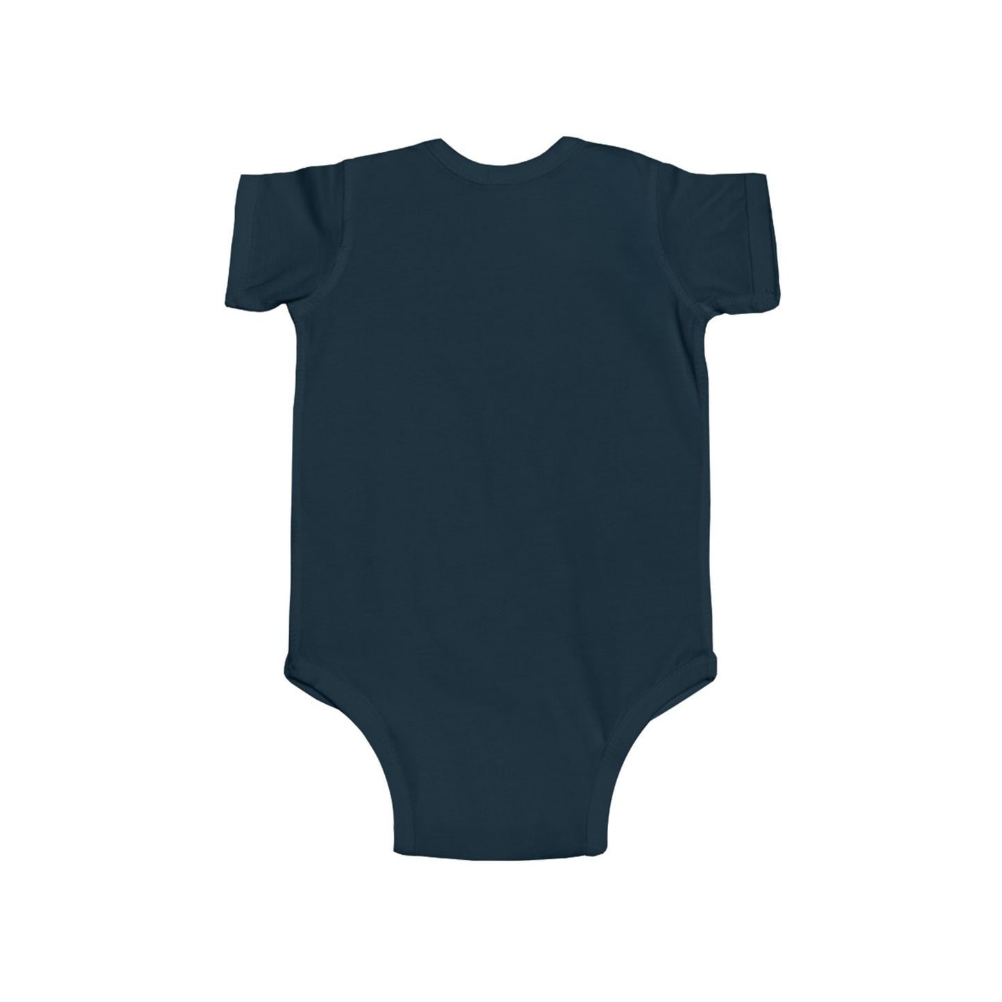 Gaskins Custom Infant Fine Jersey Body Suite, white logo