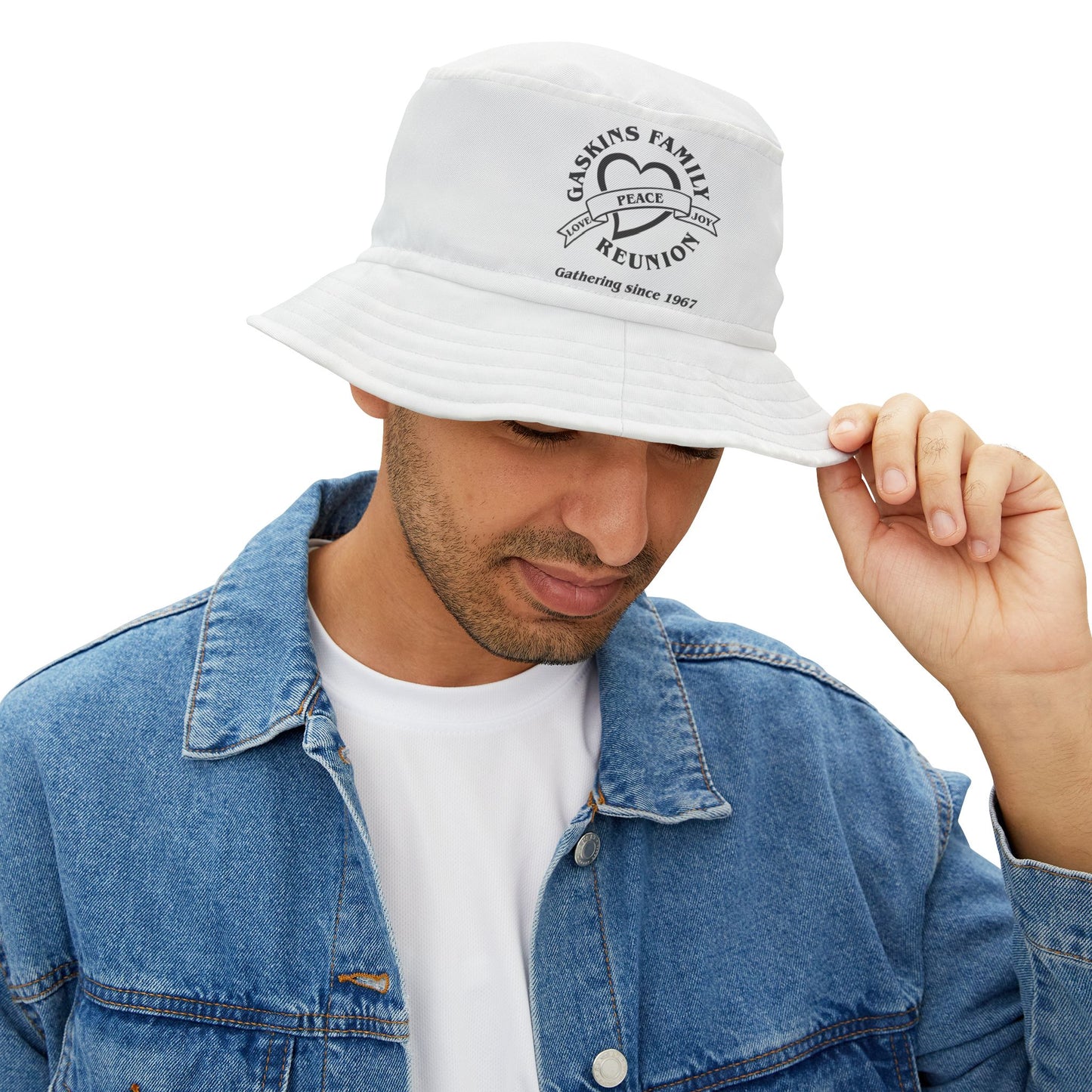 Gaskins Family Reunion White Bucket Hat