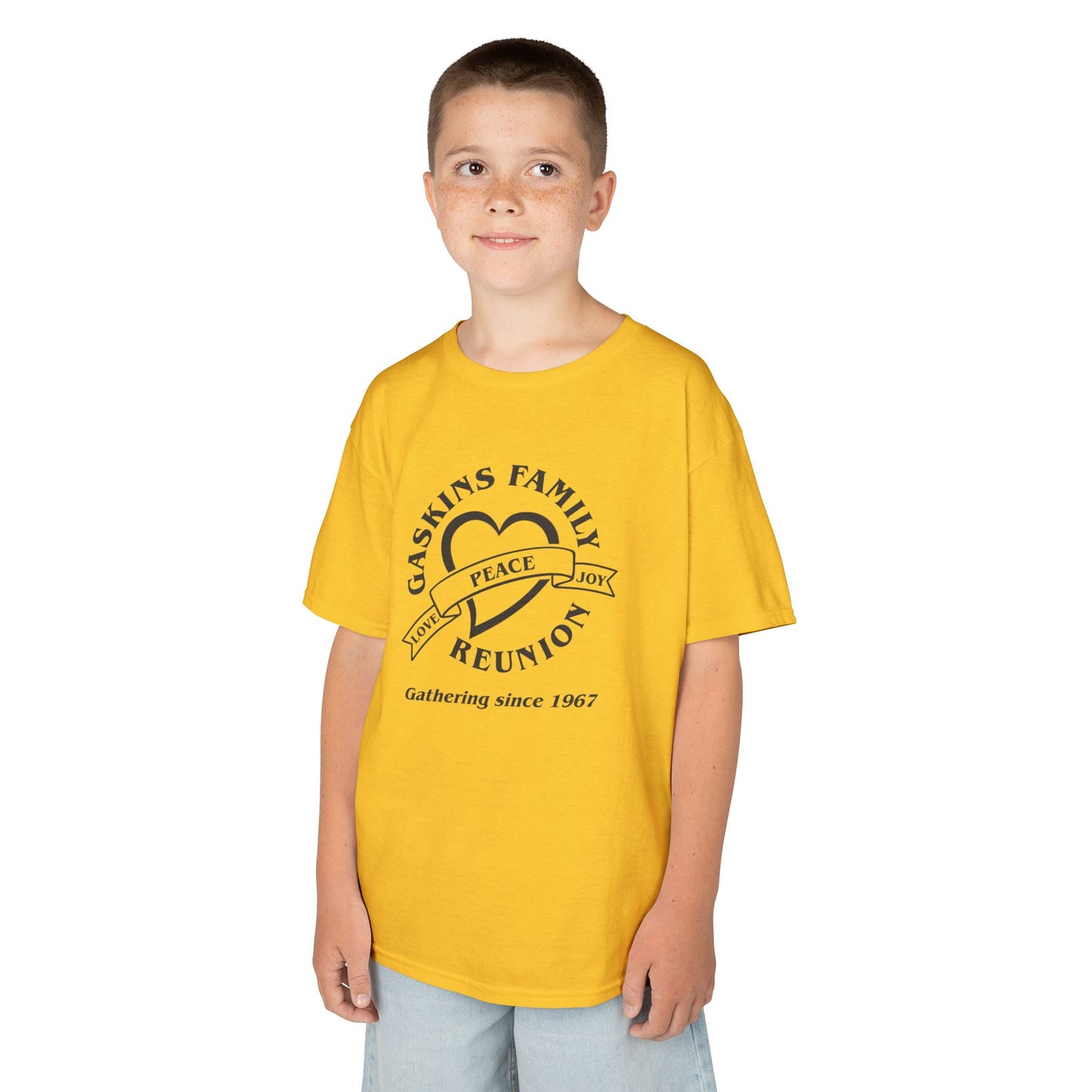 Gaskins Kids Tee - Vibrant Designs for Family Reunions and Birthday Celebrations