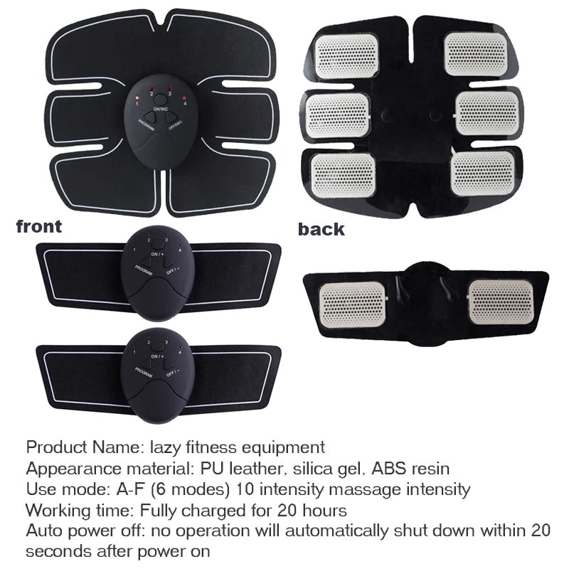 EMS Wireless Body Slimming Massager Electric Muscle Stimulator - Abs, Buttocks Arms