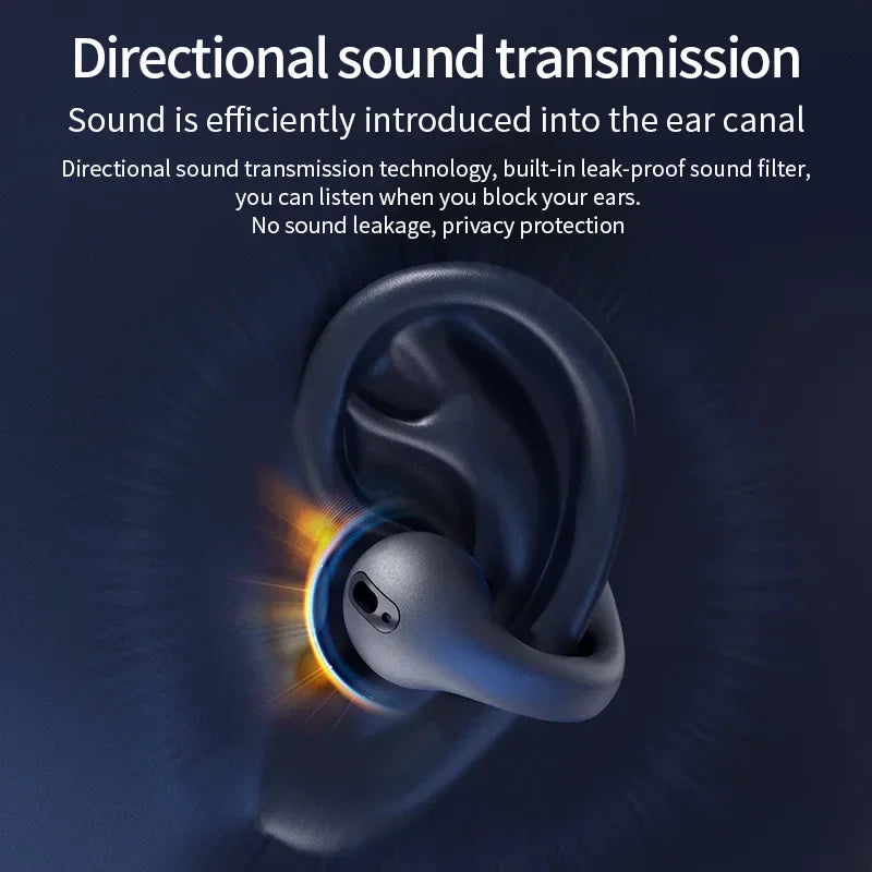 T75 Sport Bone-Conduction Bluetooth 5.3 Waterproof Headphones