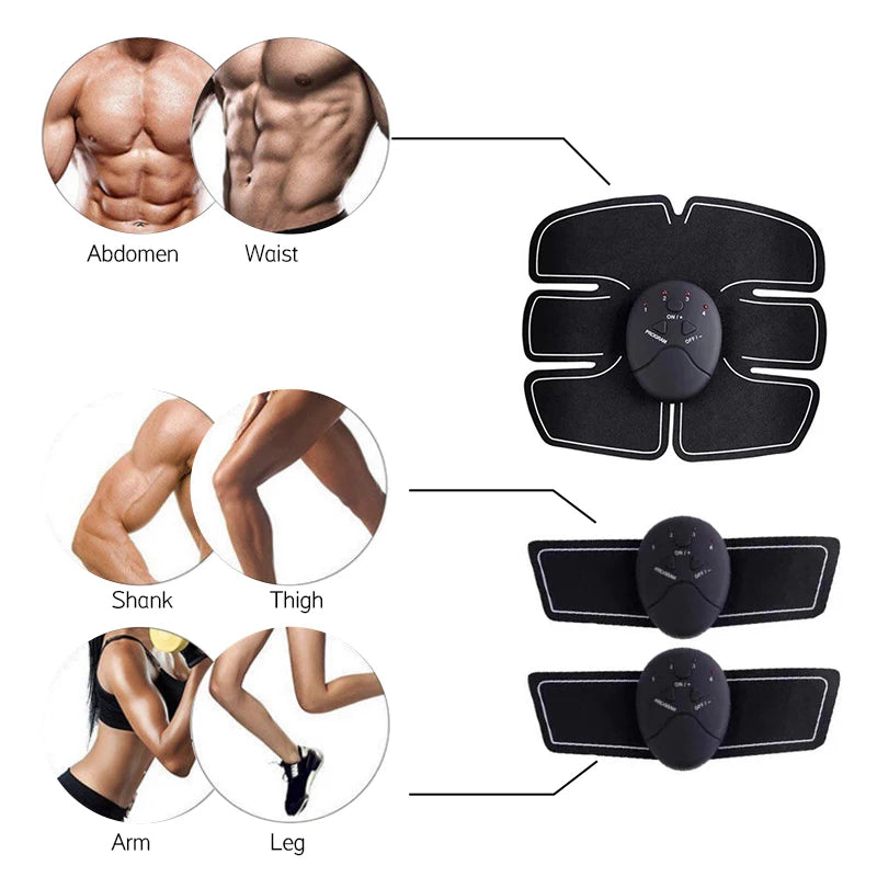 EMS Wireless Body Slimming Massager Electric Muscle Stimulator - Abs, Buttocks Arms