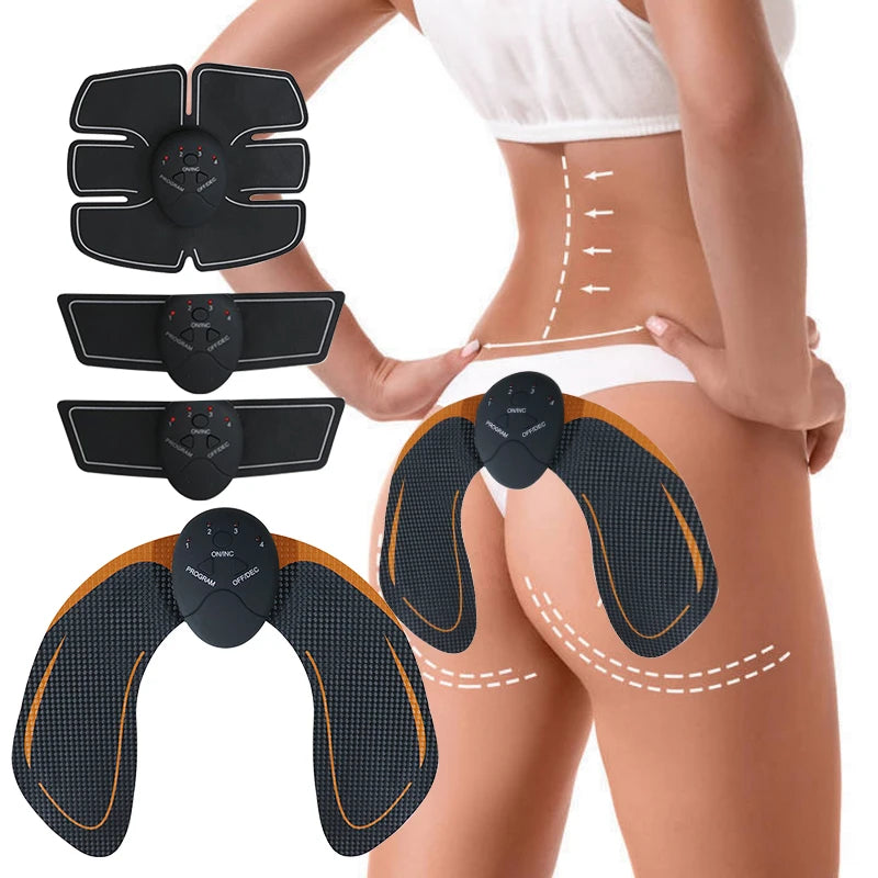 EMS Wireless Body Slimming Massager Electric Muscle Stimulator - Abs, Buttocks Arms