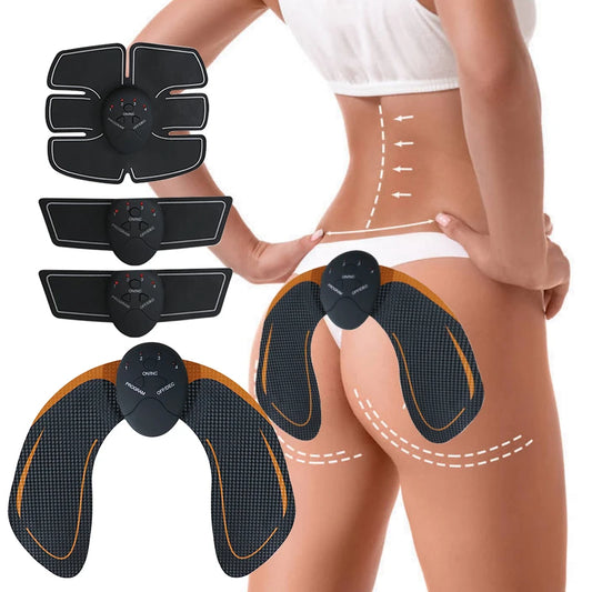 EMS Wireless Body Slimming Massager Electric Muscle Stimulator - Abs, Buttocks Arms