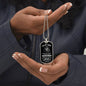 Dog Tag Necklace, To my Son, Lion King, Chain, Father, Man, Young Man