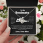 To My Soulmate Necklace from Your booty grabbin', beer drinkin', Man, Best friend, Gift for Wife, Girlfriend, Anniversary Gift, Valentines Gift, Christmas Gift for Soulmate, Soulmate Gift, Soulmate necklace