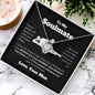 To My Soulmate Necklace from Your booty grabbin', beer drinkin', Man, Best friend, Gift for Wife, Girlfriend, Anniversary Gift, Valentines Gift, Christmas Gift for Soulmate, Soulmate Gift, Soulmate necklace