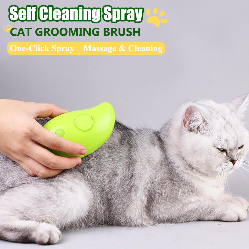 Self Cleaning Cat Steamy Brush