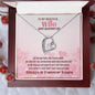 Wife Valentine - Forever Love Necklace - Silver / Gold