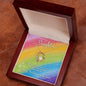 Forever Love Necklace - Happy Birthday Awesome Daughter
