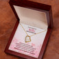 Wife Valentine - Forever Love Necklace - Silver / Gold
